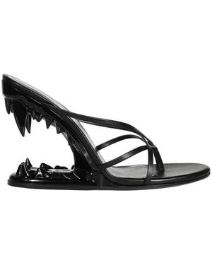 サンダル・ミュール GCDS White Rubber Gcds Slippers Gcds Flat sandals for Women | Online Sale up to 72% off | Lyst