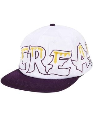ICECREAM Baseball Hat With Flat Visor - White