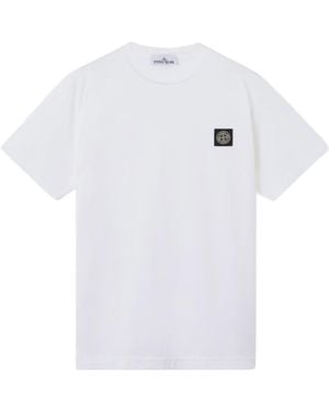 Stone Island T-Shirts And Polos - White