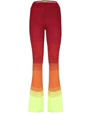 Gcds Knitted Pants - Red