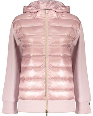 Herno Light Padded Jacket With Hood And Zip - Pink