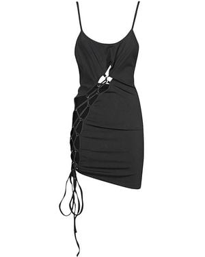 Heron Preston Thin-Strap Mini Dress - Black