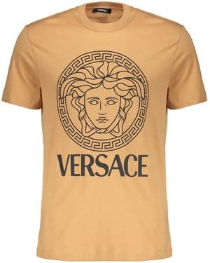 Versace T-Shirt With Logo - White