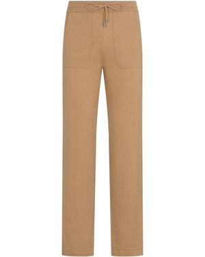 Malo Casual And Versatile Leather Pants, Suitable For Any Occasion - Natural