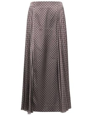 Balmain Midi Skirts - Brown