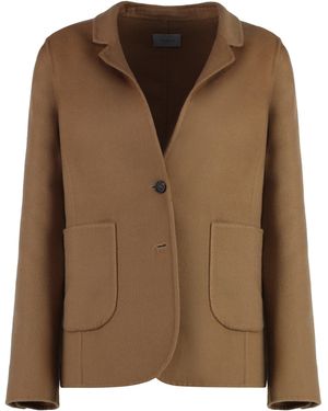 Malo Cashmere Blazer - Brown