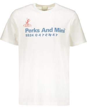 Pam Printed Cotton T-Shirt - White