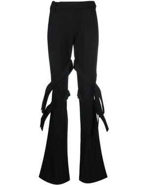 Ambush Double Waist Wool Pants - Black