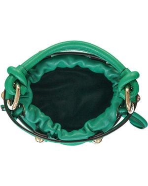 Ferragamo Leather Bucket Bag - Green