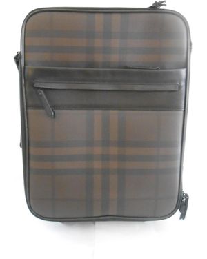 Burberry Trolley Suitcase - Gray