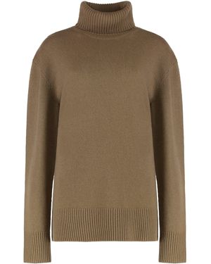 TOTEME Cashmere Turtleneck Pullover - Brown