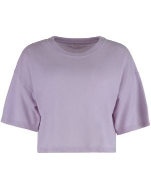 SABLYN Miles Short Sleeve Sweater - Purple