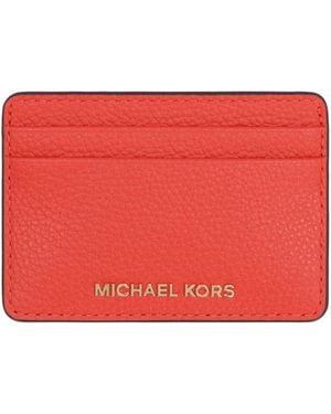 MICHAEL Michael Kors Card Case Jet Set - Red