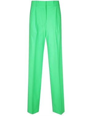 MSGM Virgin Wool Pants - Green