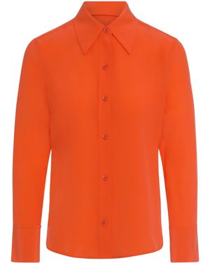 Equipment Silk Shirt - Orange