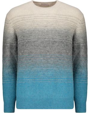 Herno Long Sleeve Crew-Neck Sweater - Blue