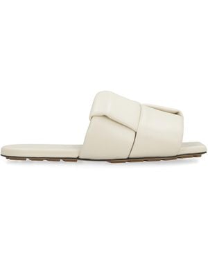 Designer Bottega Veneta Patch Flat Mules for Women - Up to