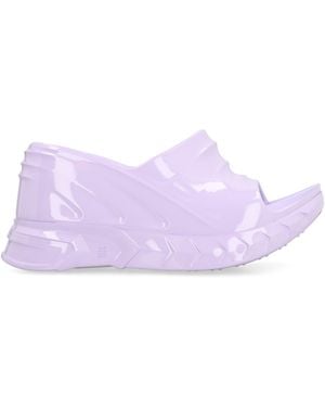 Givenchy Wedge Slip-On Sandals - Purple