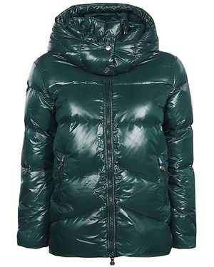 Pyrenex Hooded Full-Zip Down Jacket - Green