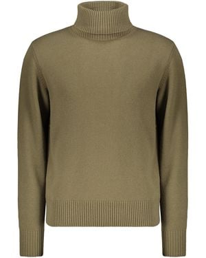 Herno Wool Turtleneck Sweater - Green