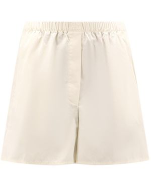 Miu Miu Poplin Shorts - White