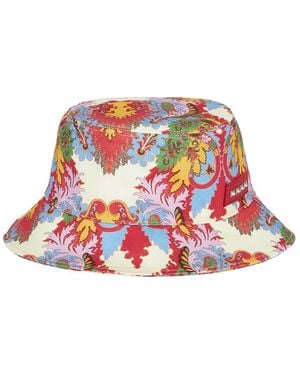 Etro Cotton Bucket Hat - White