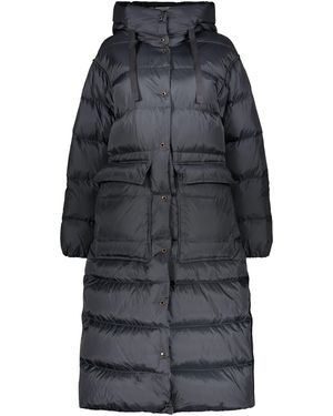 Parajumpers Deborah Reverso Long Hooded Down Jacket - Black