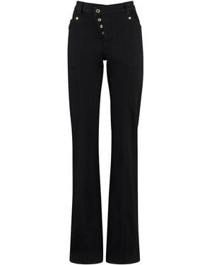 Tom Ford High-Rise Straight Leg Jeans - Black
