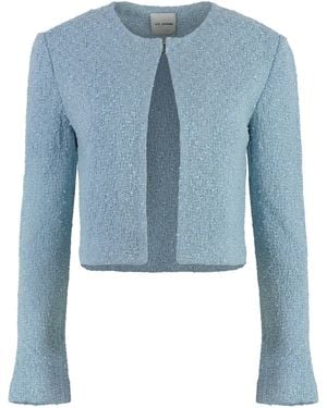 St. John Wool Blend Blazer - Blue