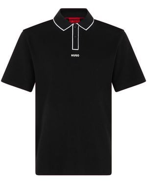 BOSS Cotton Polo - Black