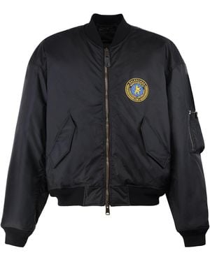 Balenciaga Large Fit Bomber Jaket - Black