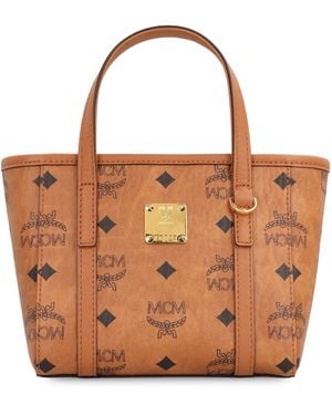 MCM X-Mini Toni Visetos Shopper - Brown