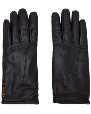 Moorer Elegant And Soft Leather Gloves - Black