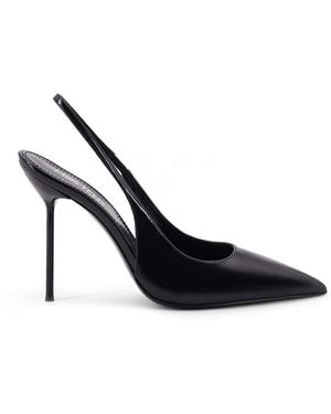 Paris Texas With Heel - Black