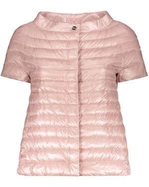 Herno Lightweight Jacket With Short Sleeves - Pink