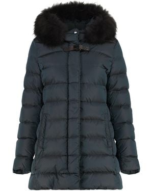 【送料&関税込】Moorer Ainara Hooded Down Jacket Moorer Ainara Hooded Down Jacket in Black | Lyst
