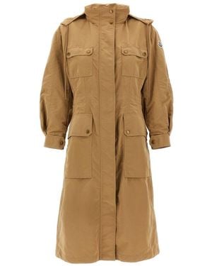 Moncler Nantes Technical Parka - Natural