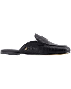サンダル・ミュール Jackie Sandals - ANINE BING - Leather - Black Leather mules Anine Bing Black size 39 EU in Leather - 56829393