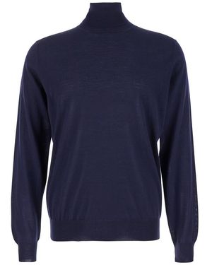 Plain Girocollo - Blue