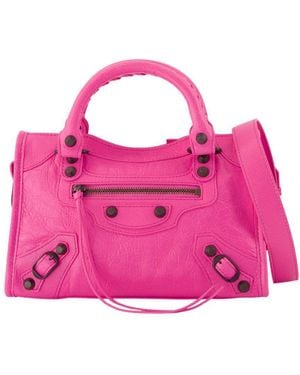 Balenciaga Le City Mini Crossbody - Pink