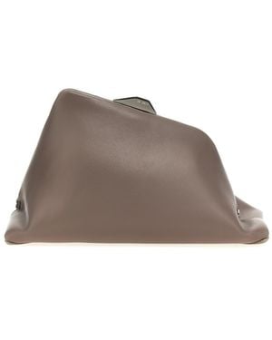 The Attico 'Day Off' Clutch - Brown