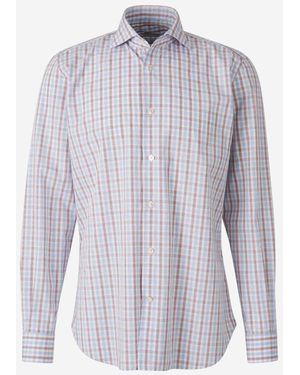 Vincenzo Di Ruggiero Cotton Check Shirt - Multicolor
