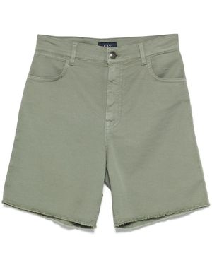 Fay Denim Shorts - Green