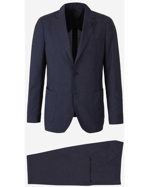 Lardini Formal Wool Suit - Blue
