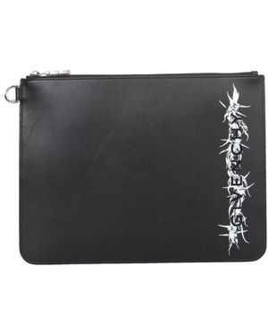 Givenchy Leather Pouch - Gray