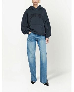Anine Bing Harvey Sweatshirt Dark - Blue
