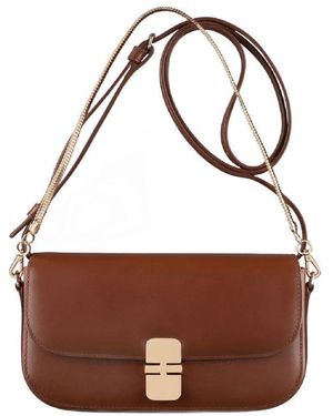 A.P.C. Grace Chaine Clutch - Brown