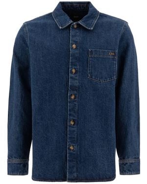 A.P.C. "Vittorio Brodé" Overshirt - Blue
