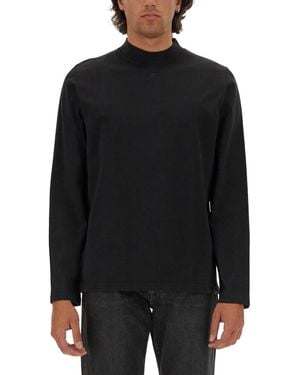 Courreges T-Shirt With Logo - Black