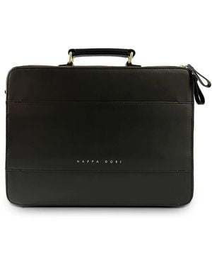 Nappa Dori "Odyssey" Pioneer Laptop Bag Bags - Black